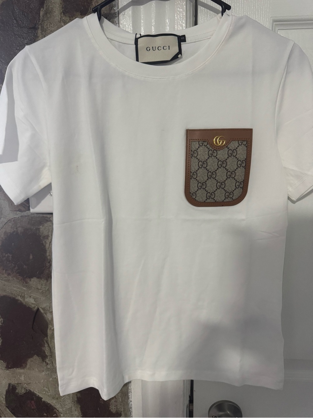 Women White Gucci T-Shirt